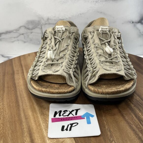 Keen Men’s Uneek II Open Toe Taupe Sport Summer Water Hiking Sandals size 10 - Picture 2 of 9